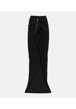 Rick Owens DRKSHDW cotton maxi skirt