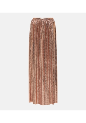 Rabanne Metallic mesh maxi skirt