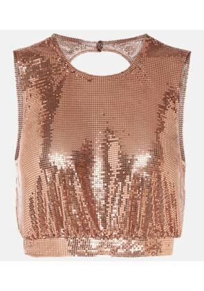 Rabanne Metallic mesh top