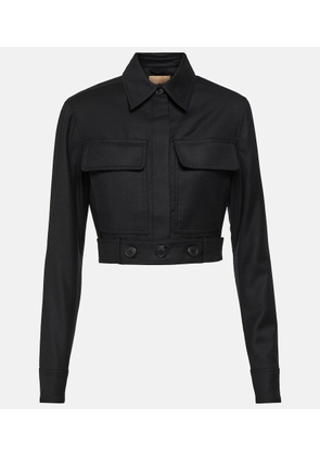 Aya Muse Myca cropped wool jacket