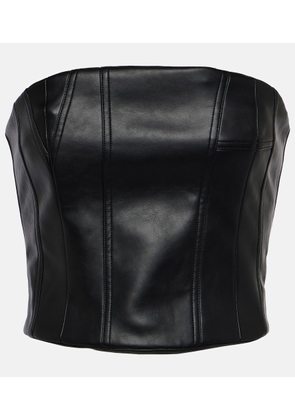 Amiri Zip-up bustier top