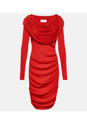 Giuseppe di Morabito Hooded jersey minidress