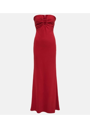 Roland Mouret Strapless cady gown