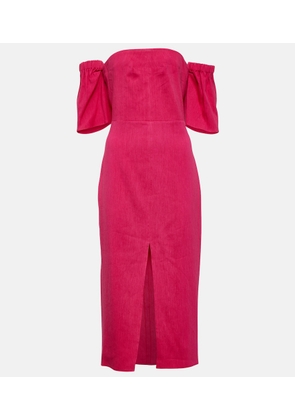 Isabel Marant Stony off-shoulder midi dress