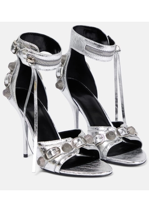 Balenciaga Cagole embellished leather sandals