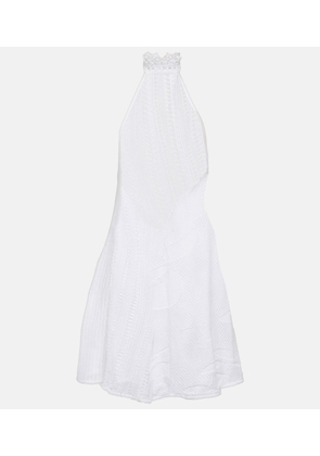 Roberta Einer Sleek halterneck knit minidress