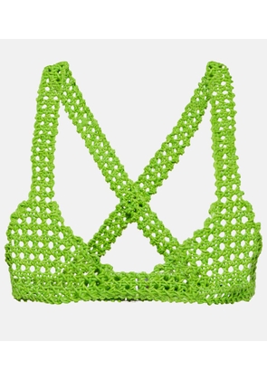 Roberta Einer Element crochet cotton bralette
