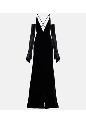 Costarellos Velvet gown