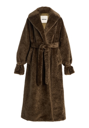 DARKPARK Madison Faux Fur Trench Coat - Moda Operandi