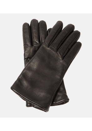 Saint Laurent Cassandre leather gloves