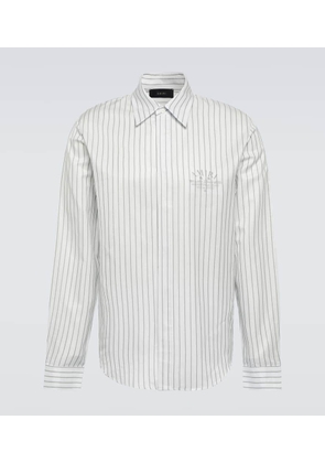 Amiri Cotton pinstripe poplin shirt