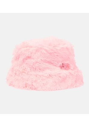 Ruslan Baginskiy Faux fur bucket hat