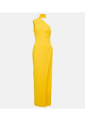 Monot Asymmetric crepe maxi dress