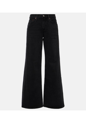 Agolde Clara low-rise wide-leg jeans