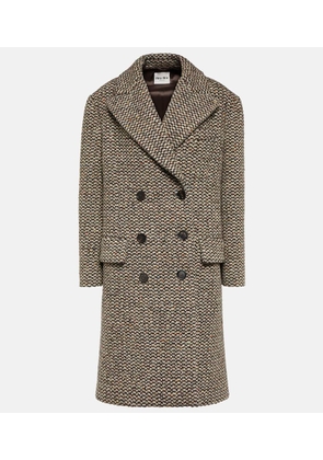 Miu Miu Wool and silk-blend boucle coat