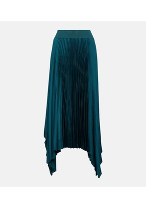 Joseph Ade asymmetric crepe midi skirt