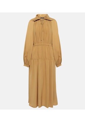 Joseph Dryden silk crepe de soie midi dress