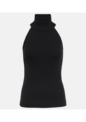 Lisa Yang Freya turtleneck cashmere tank top