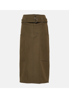 Tod's Wool midi skirt