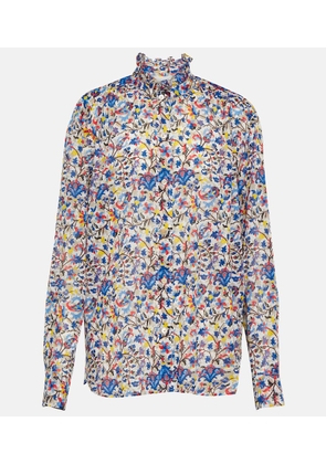 Marant Etoile Gambine floral cotton blouse