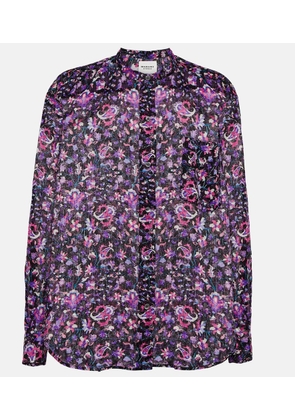 Marant Etoile Mexika floral cotton blouse