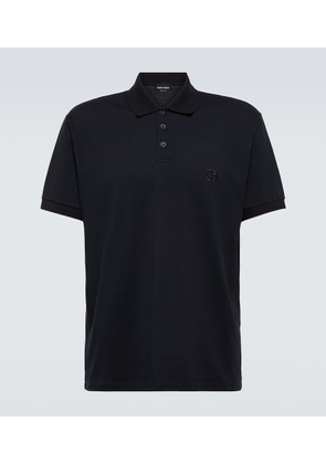 Giorgio Armani Cotton-blend polo shirt