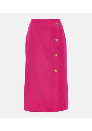 Nina Ricci Wool midi pencil skirt