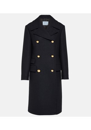 Prada Double-breasted wool coat
