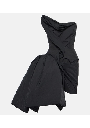 Maticevski Nucleus asymmetric bustier minidress