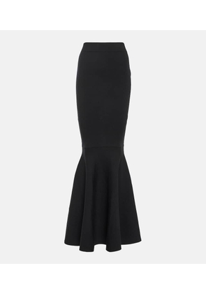 Nina Ricci High-rise wool-blend maxi skirt