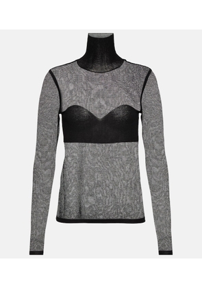 Nina Ricci Knitted turtleneck top