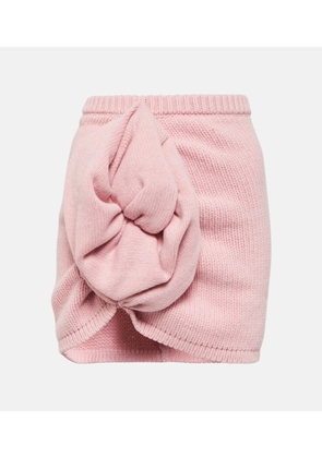 Magda Butrym Cashmere miniskirt