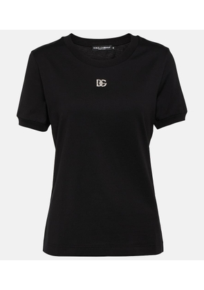 Dolce&Gabbana Embellished cotton jersey T-shirt