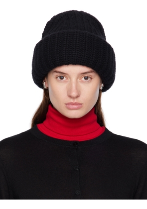 LISA YANG Black 'The Beatris' Beanie