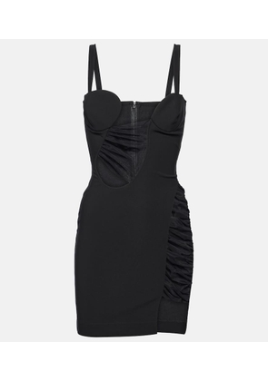 Nensi Dojaka Cutout jersey minidress
