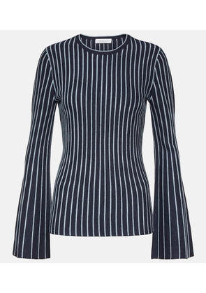 Gabriela Hearst Lorcan striped wool and silk top