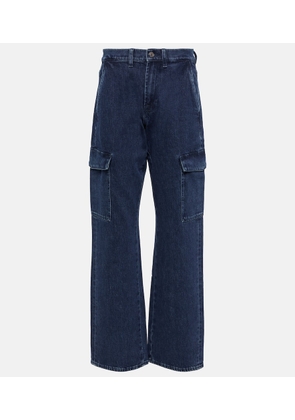 7 For All Mankind Tess Cargo high-rise straight jeans