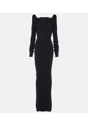 Rick Owens Cashmere and wool gown