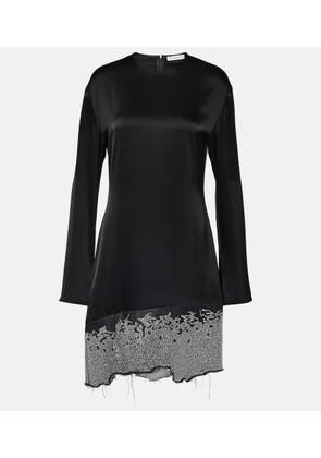 JW Anderson Deconstructed satin minidress
