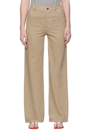 A.P.C. Beige Elisabeth Jeans