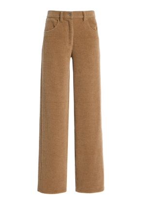 The Row Clair Corduroy Mid-Rise Straight-Leg Jeans - Moda Operandi