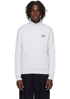 A.P.C. Gray Standard 'Rue Madame' Sweatshirt