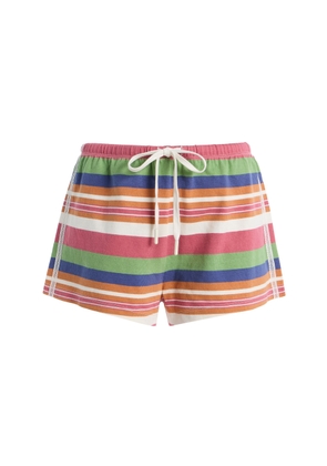 Posse Exclusive Polly Striped Cotton Shorts - Moda Operandi