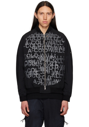 A-COLD-WALL* Black Printed Bomber Jacket