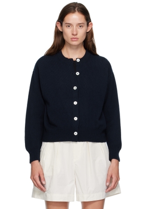 &Daughter Navy Ada Crewneck Cardigan