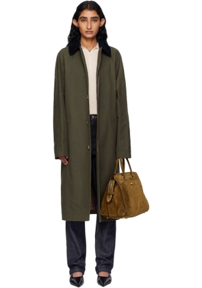 A.P.C. Khaki Gaspard Mac Trench Coat