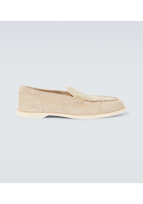 John Lobb Pace suede loafers
