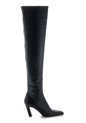 Khaite Marfa Over-The-Knee Leather Boots - Moda Operandi