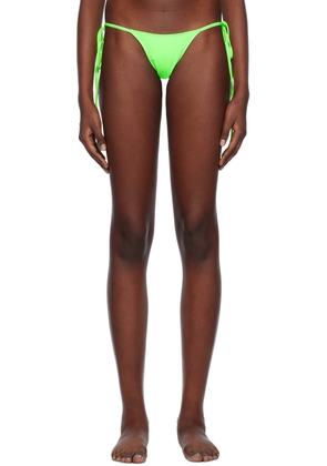 Frankies Bikinis Green Divine Skimpy Bikini Bottom