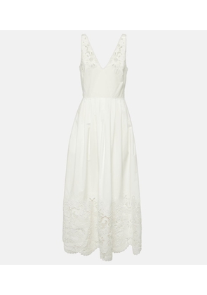 Valentino Broderie anglaise cotton midi dress
